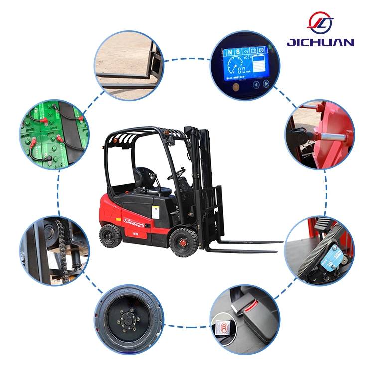 1.5ton 2 Ton Electric Forklift Trucks with Chinese Battery